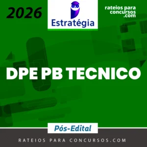 DPE | PB - Intensivo | Técnico da Defensoria - Sem Especialidade  - Área Jurídica da Defensoria Pública do Estado de Pernambuco [2026.2] Estrategia