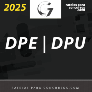 DPE | DPU - Defensor Público da Defensoria Pública Estadual / Federal [2025] G7 (+brinde: curso 2024)