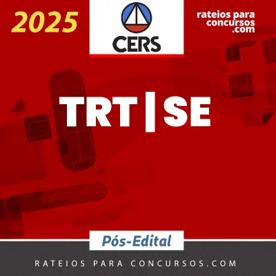 TRT | SE - Pós Edital - Analista Judiciário - Área Judiciária do Tribunal Regional do Trabalh do Estado do Sergipe [2025] CS