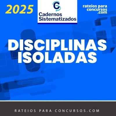 Cadernos Sistematizados – Disciplinas [2025]