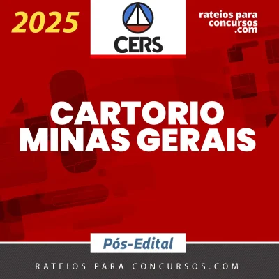 Cartório | Minas Gerais - Pós Edital [2025] CERS