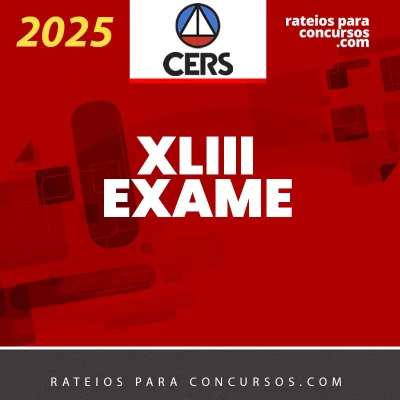 XLIII Exame da OAB (43) – 1ª fase [2025] CERS