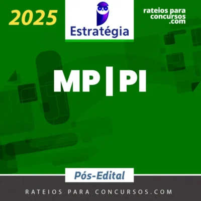 MP | PI - Pós Edital - Analista ou Técnico do Ministério Público do Piauí [2025]