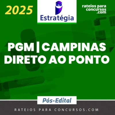 PGM | Campinas - Pós Edital - Direto ao Ponto - Procurador Municipal [2025] ES