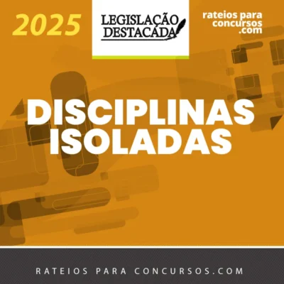 Disciplinas Isoladas [2025] Legislação D