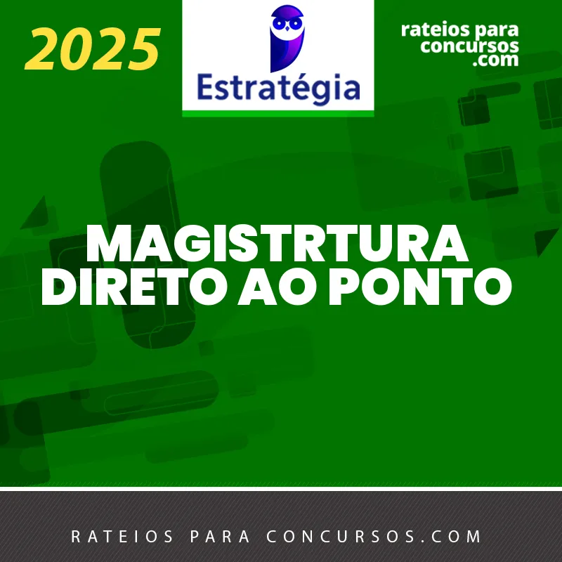 RPC ESTRATEGIA PRE MAGISTRTURA N DIRETO AO PONTO