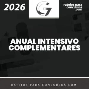 Anual Intensivo: Intensivos I e II + Complementares Federais e Estaduais – Carreira Jurídica [2026] G7