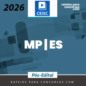 MP | ES - Pós Edital - Agente de Apoio - Função Administrativa do Ministério Público do Estado do Espírito Santo [2026] CEISC