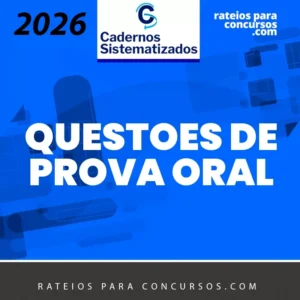 Combo de Questões Provas Oral [2026] Cadernos