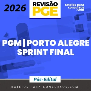 PGM | Porto Alegre - Reta Final - Analista Jurídico da Procuradoria Municipal de Porto Alegre - RS [2026] Revisão