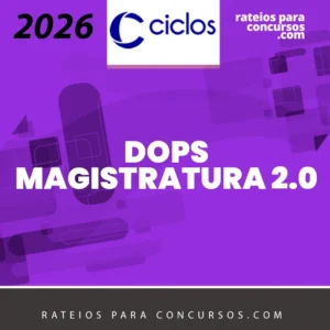 DROPS | Magistratura 2.0 [2026] Ciclos
