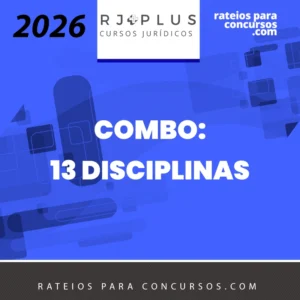 Combo: Magistratura e Ministério Público Estadual – 13 Disciplinas [2026] RJ Plus