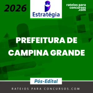 Prefeitura de Campina Grande | SAD - Pós Edital - Fiscal de Serviços Urbanos [2026] Estrategia
