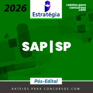 SAP | SP - Pós Edital - Polícial Penal do Estado de São Paulo [2026] Estrategia
