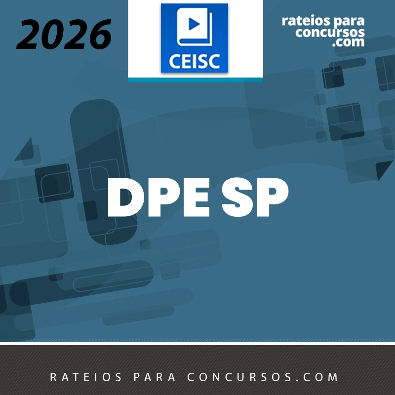 DPE-SP - Defensor Público da Defensoria Pública de São Paulo [2026.2] CSC