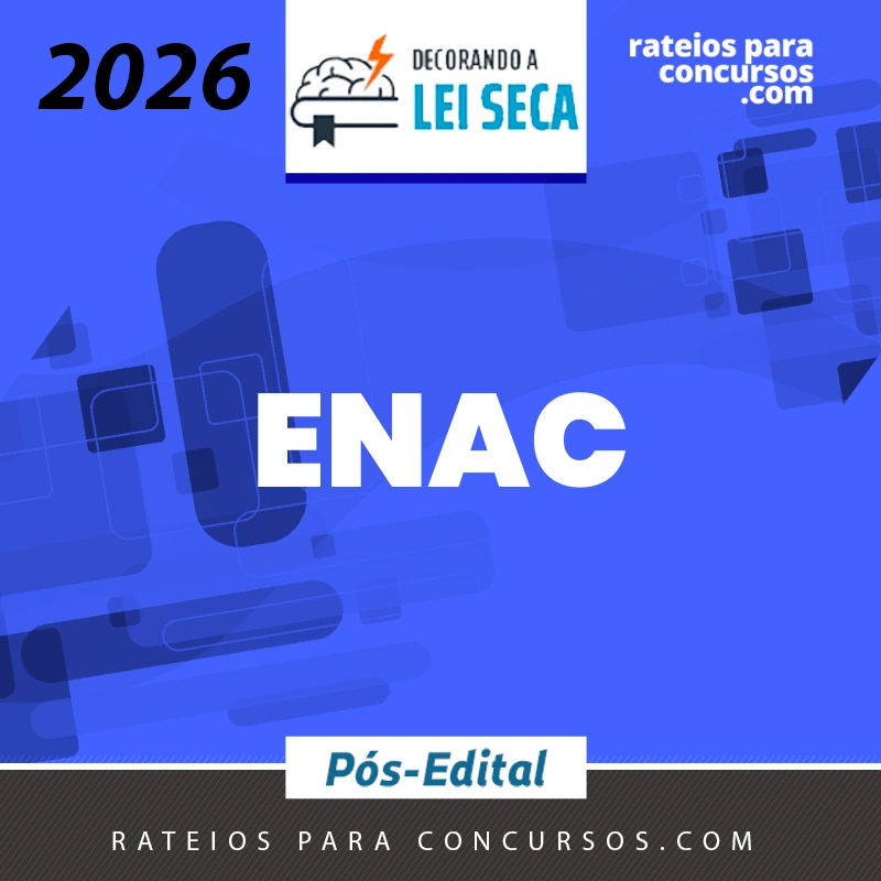ENAC | Exame Nacional de Cartórios [2026.2] Decorando a Lei Seca