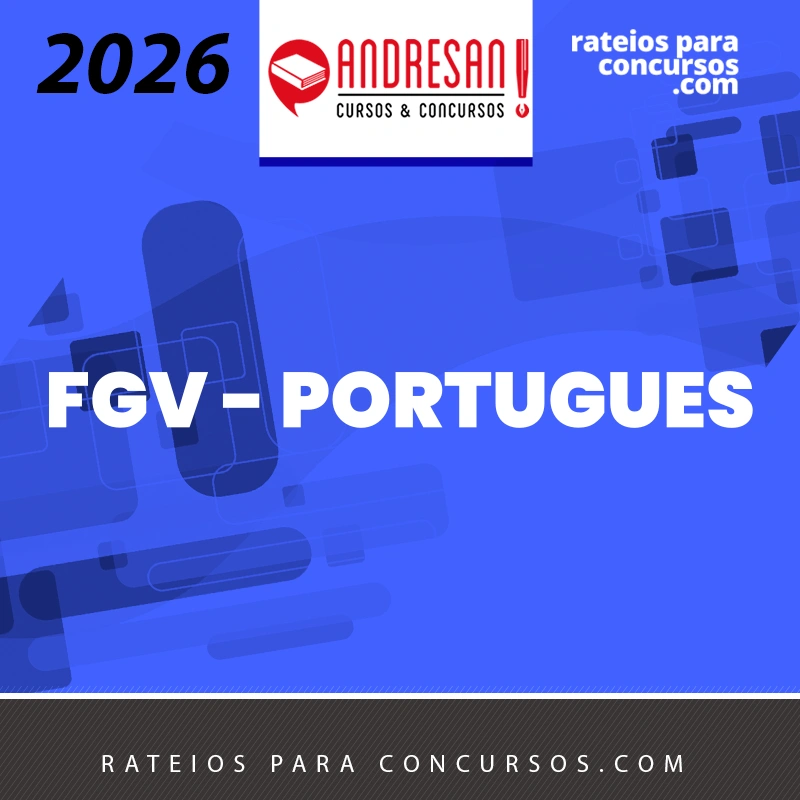 FGV - Português - Resolução de Questões [2026.2] Andresan