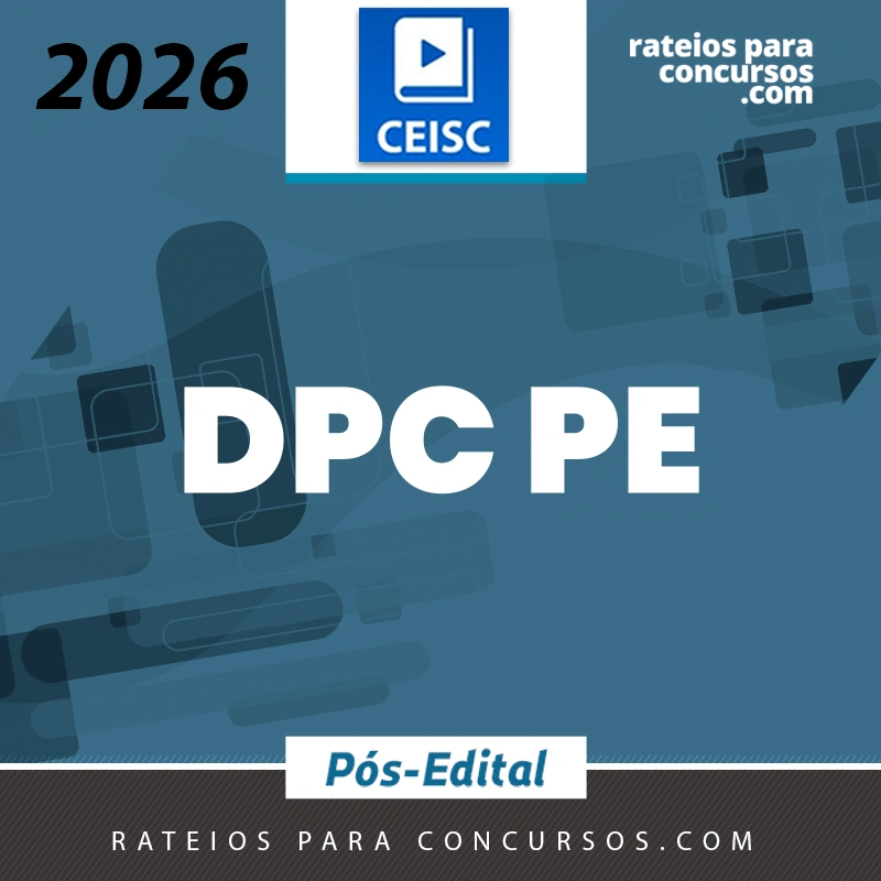 DPC | PE - Pós-edital | Delegado de Polícia Civil de Pernambuco [2026.2] CSC