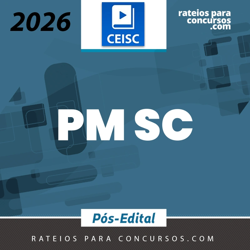 PM | SC - Pós-edital | Soldado da Polícia Militar de Santa Catarina [2026.2] CEISC